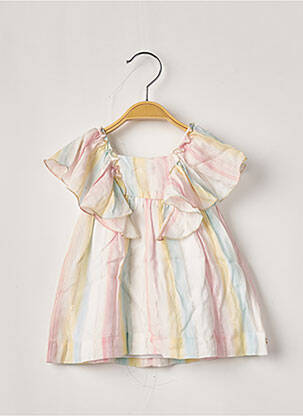 Rochie midi roz LILI GAUFRETTE fată