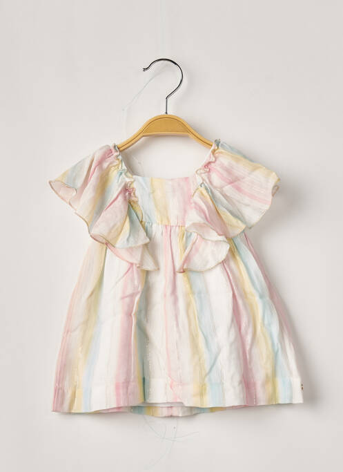 Rochie midi roz LILI GAUFRETTE fată