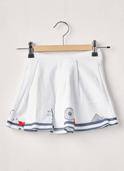 Fustă midi alb LILI GAUFRETTE fată