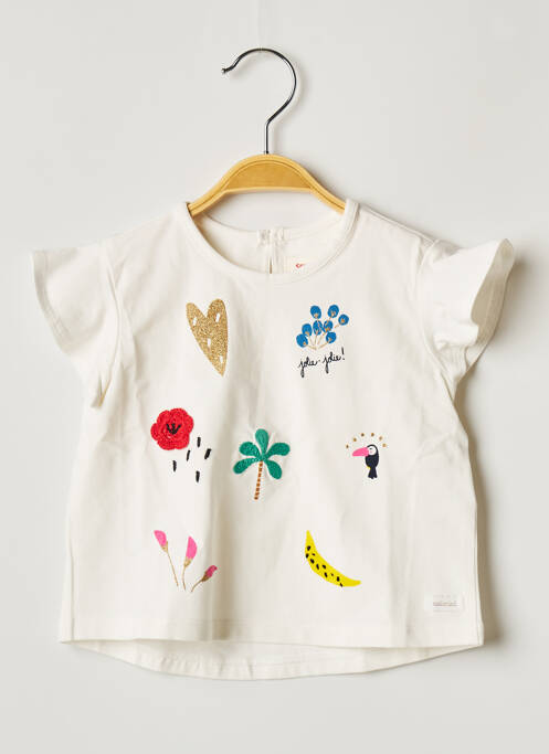 Polo alb CATIMINI fată