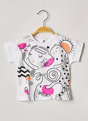 Tricou alb CATIMINI fată