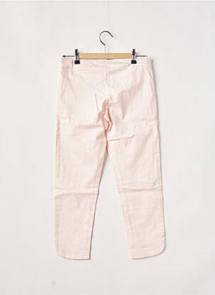 Pantalon drept roz LILI GAUFRETTE fată