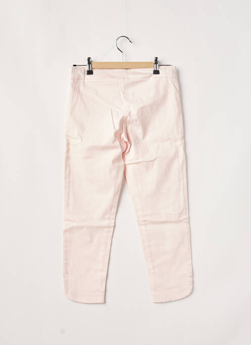 Pantalon drept roz LILI GAUFRETTE fată