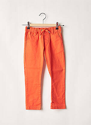 Pantalon drept portocalie CATIMINI fată