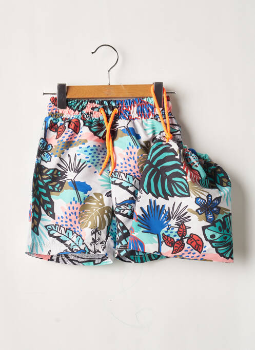 Șort de baie alb CATIMINI băiat