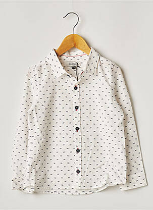 Cămașă cu mâneci lungi alb JEAN BOURGET băiat