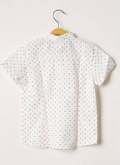 Cămașă cu mâneci scurte alb CATIMINI băiat