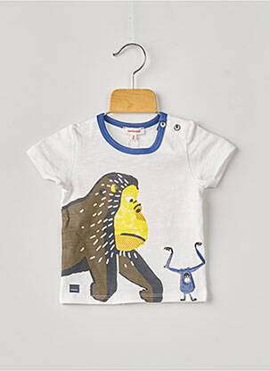 Tricou alb CATIMINI băiat