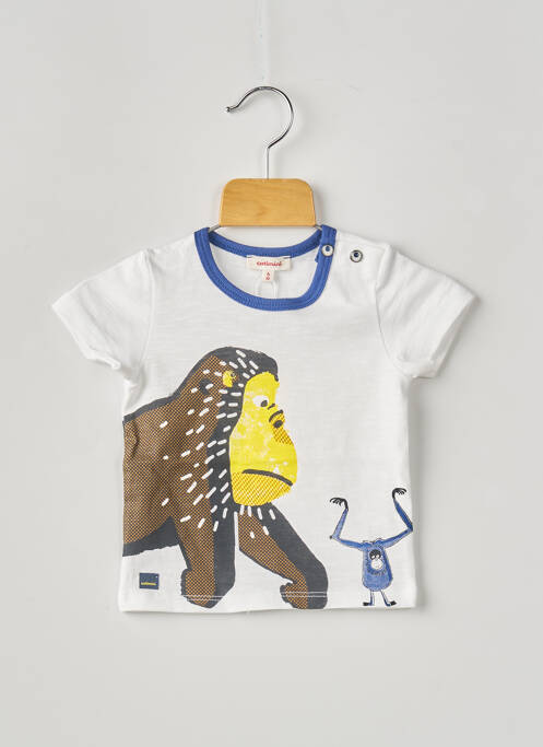 Tricou alb CATIMINI băiat