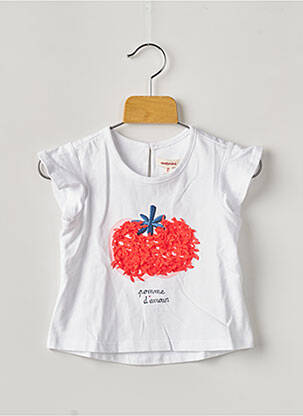 Tricou alb CATIMINI fată