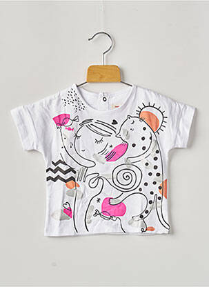 Tricou alb CATIMINI fată