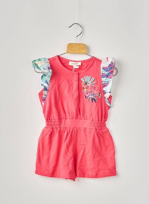 Salopetă scurtă roz CATIMINI fată