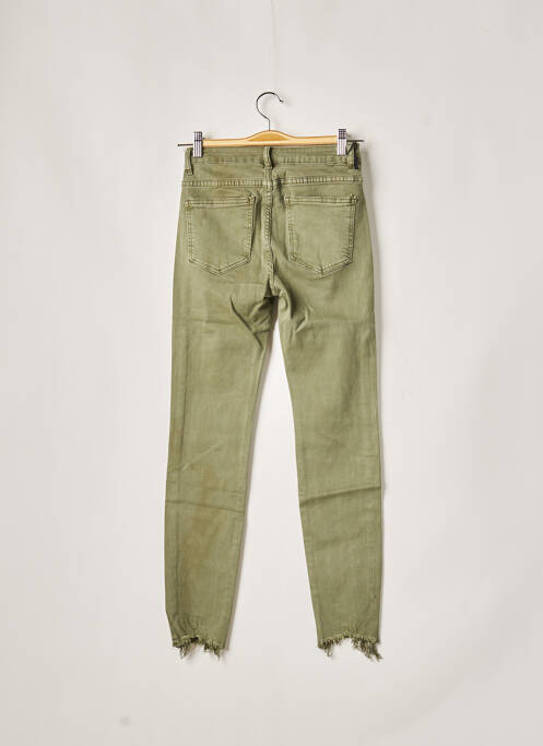 Blugi cu croială slim verde DENIM femeie