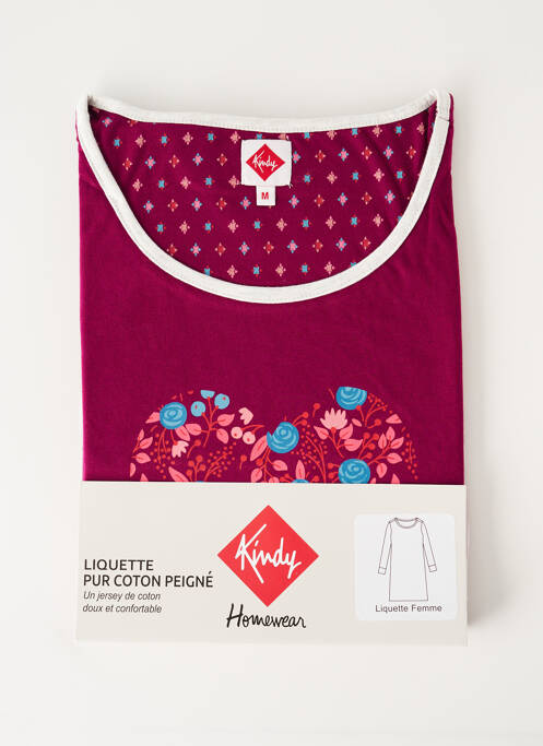 Cămașă de noapte roșu KINDY femeie