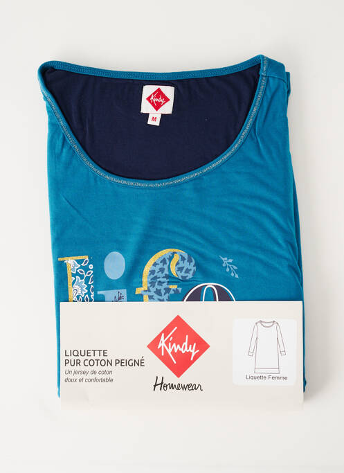 Cămașă de noapte albastru KINDY femeie