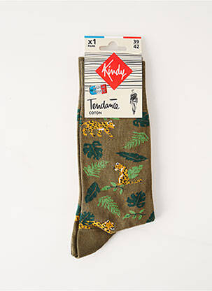 Șosete verde KINDY bărbat