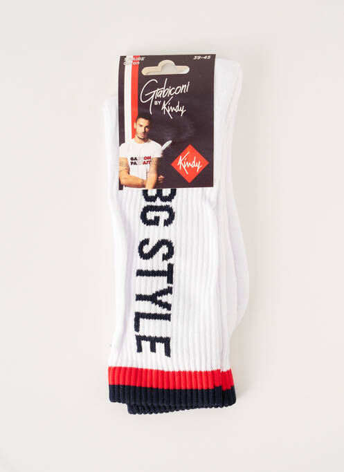 Șosete alb KINDY bărbat