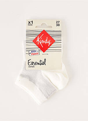 Șosete alb KINDY fată