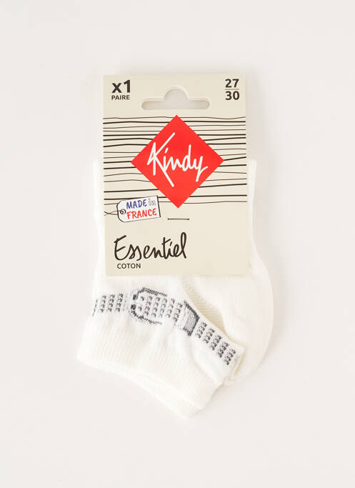 Șosete alb KINDY fată