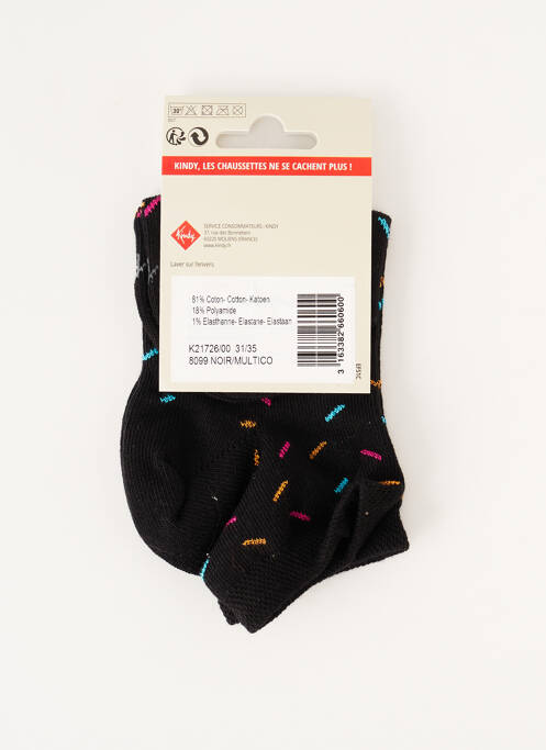 Șosete negru KINDY fată