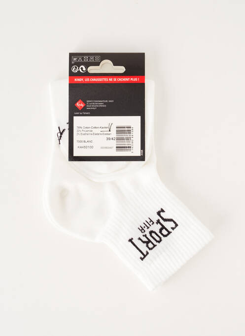 Șosete alb KINDY femeie