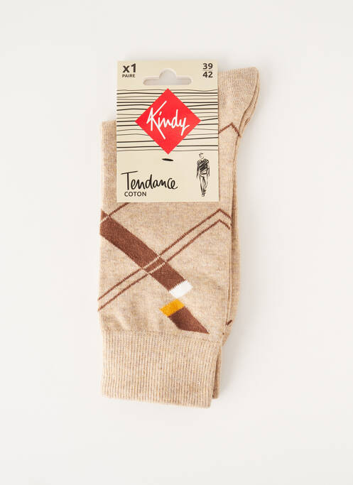Șosete bej KINDY bărbat