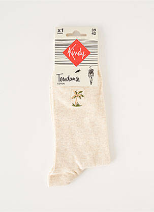 Șosete bej KINDY bărbat