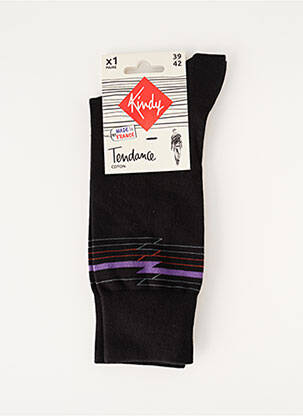Șosete negru KINDY bărbat