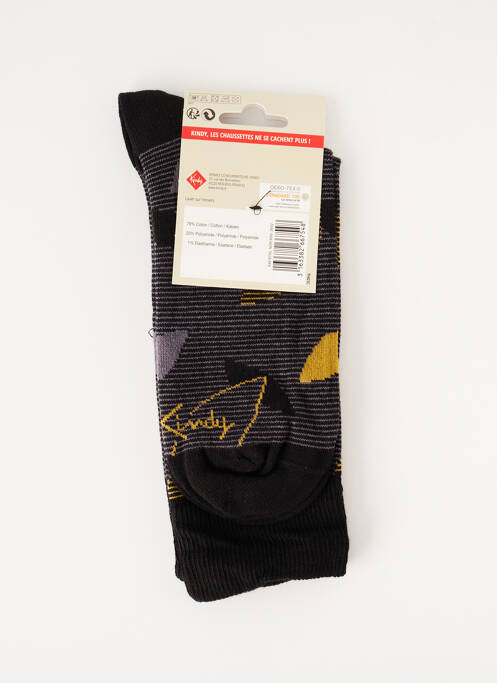 Șosete negru KINDY bărbat
