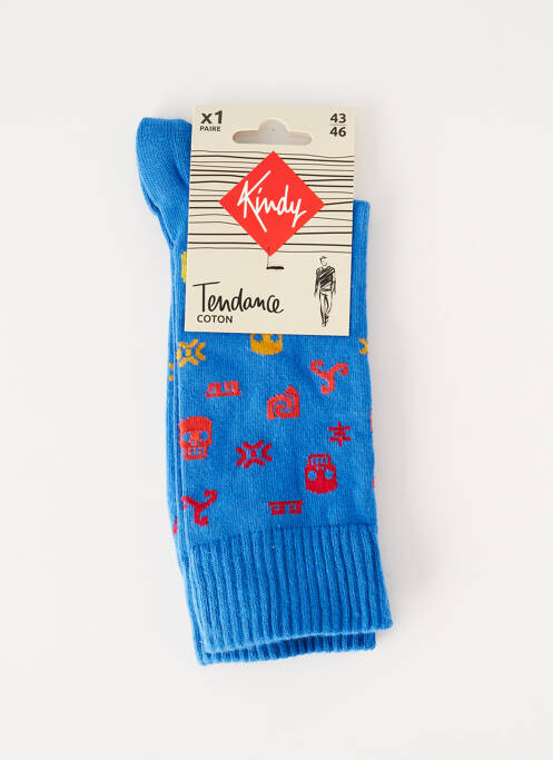Șosete albastru KINDY bărbat
