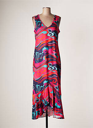 Rochie lungă roz SOVOGUE femeie