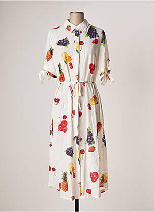 Rochie midi alb SOVOGUE femeie