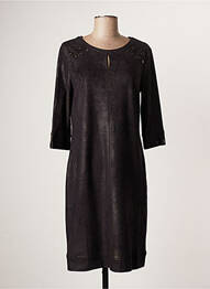 Rochie midi mâneci 3/4 mâneci 3/4 gri FRED SABATIER femme