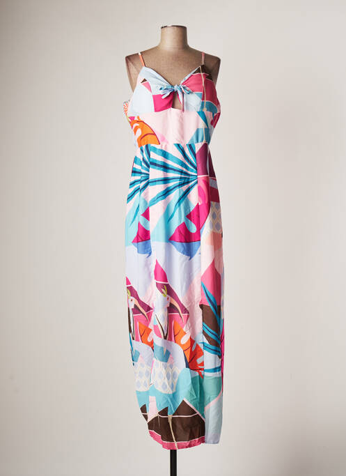 Rochie lungă albastru SOVOGUE femeie