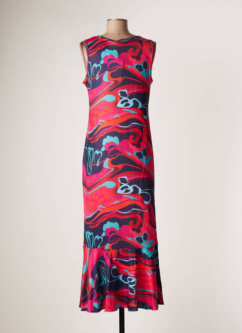 Rochie lungă roz SOVOGUE femeie