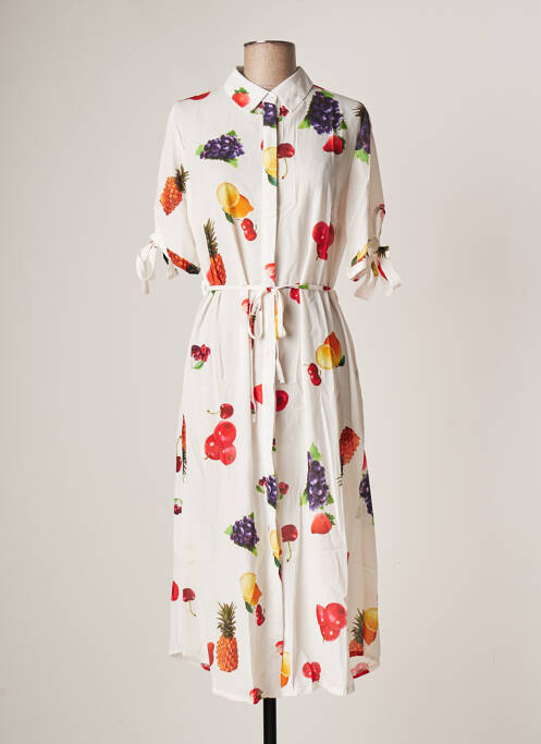 Rochie midi alb SOVOGUE femeie