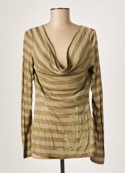 Tricou verde VILA femeie