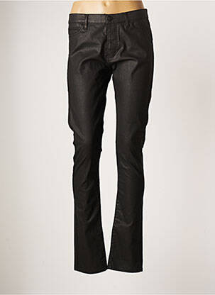 Pantalon slim țesătură acoperită mărime normală negru THE KOOPLES femeie