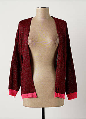 Vestă cu mâneci lungi roșu FREE FOR HUMANITY femeie