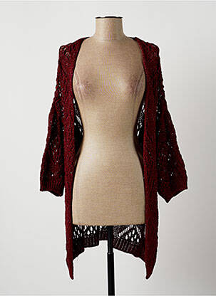 Vestă cu mâneci lungi roșu FREE FOR HUMANITY femeie