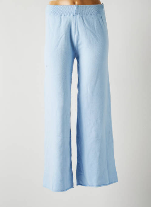 Pantalon larg albastru FREE FOR HUMANITY femeie