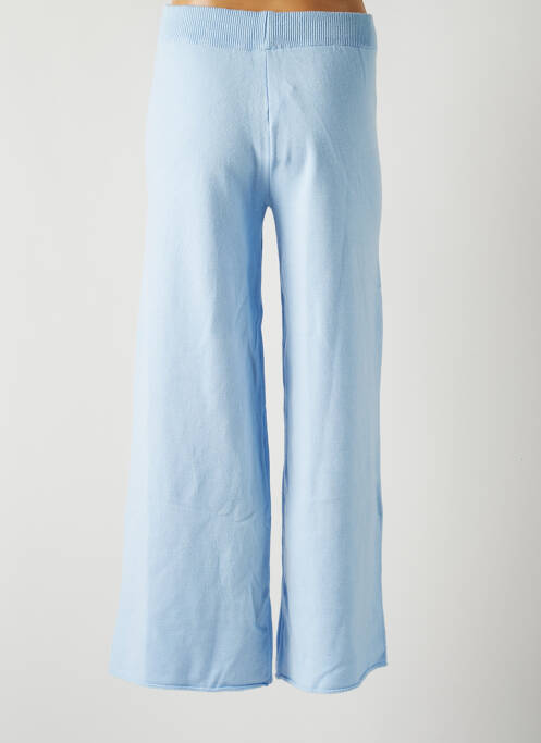 Pantalon larg albastru FREE FOR HUMANITY femeie