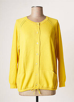 Vestă cu mâneci lungi galben MONTAGUT femeie