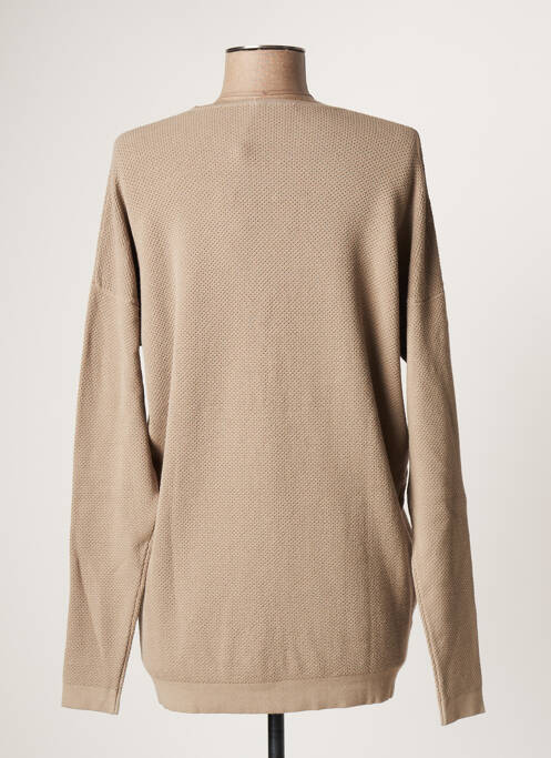 Vestă cu mâneci lungi bej MONTAGUT femeie