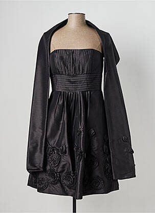 Rochie scurtă fără mâneci fără mâneci negru PREZIOSA femeie