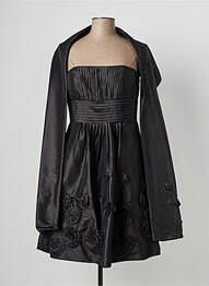 Rochie scurtă fără mâneci fără mâneci negru PREZIOSA femeie