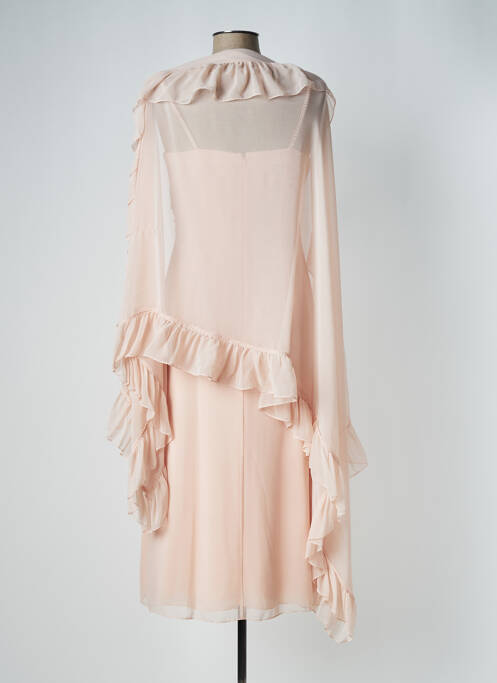 Rochie lungă roz PRINCIPESSA femeie