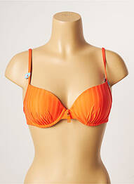 Sutien de costum de baie elasticitate top sutien modelat portocaliu CHERRY BEACH femeie