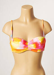 Sutien de costum de baie elasticitate top bentiță portocaliu CHERRY BEACH femeie