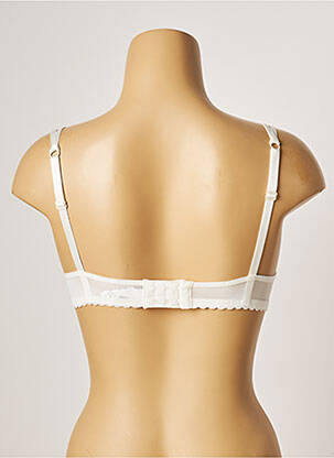 Sutien efect material satinat top sutien push-up bej PASSIONATA femeie